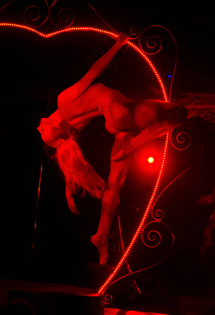 The staff of "Crazy Girls" in the Sin City Theater at Planet Hollywood will celebrate 30 years on the Strip on Oct. 5. (Bill Hughes)