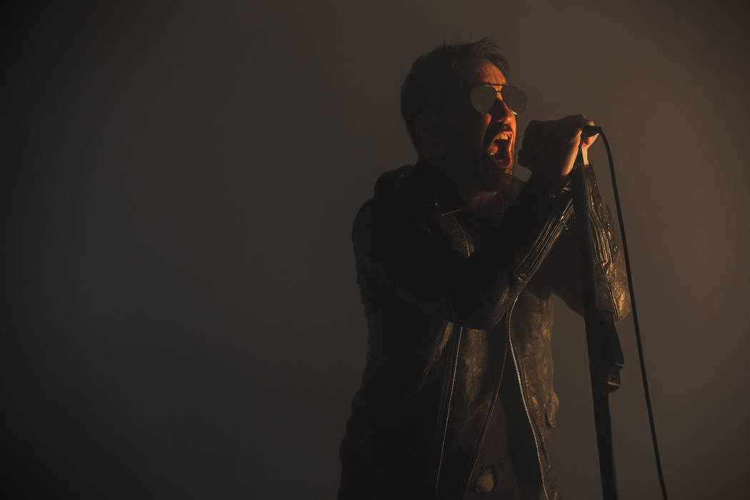 Trent Reznor performs with Nine Inch Nails at The Joint on Friday, October 20, 2017, at The Hard Rock hotel-casino, in Las Vegas. Benjamin Hager Las Vegas Review-Journal @benjaminhphoto