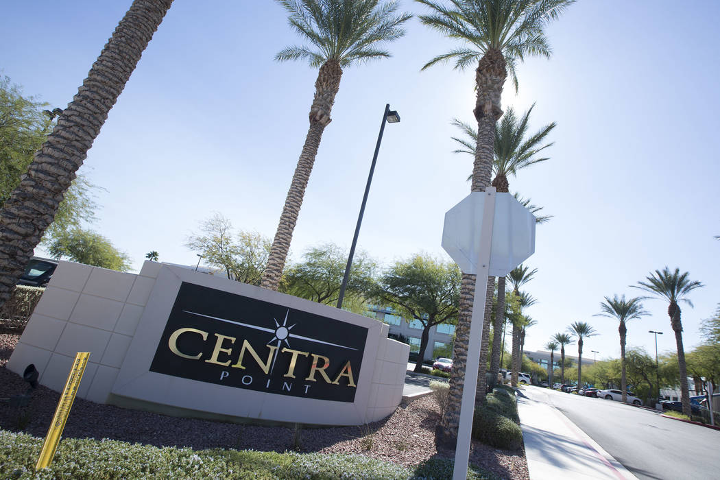 A multibuilding office complex Centra Point in southwest Las Vegas on Wednesday, Oct. 25, 2017. (Bridget Bennett/Las Vegas Review-Journal) @BridgetKBennett