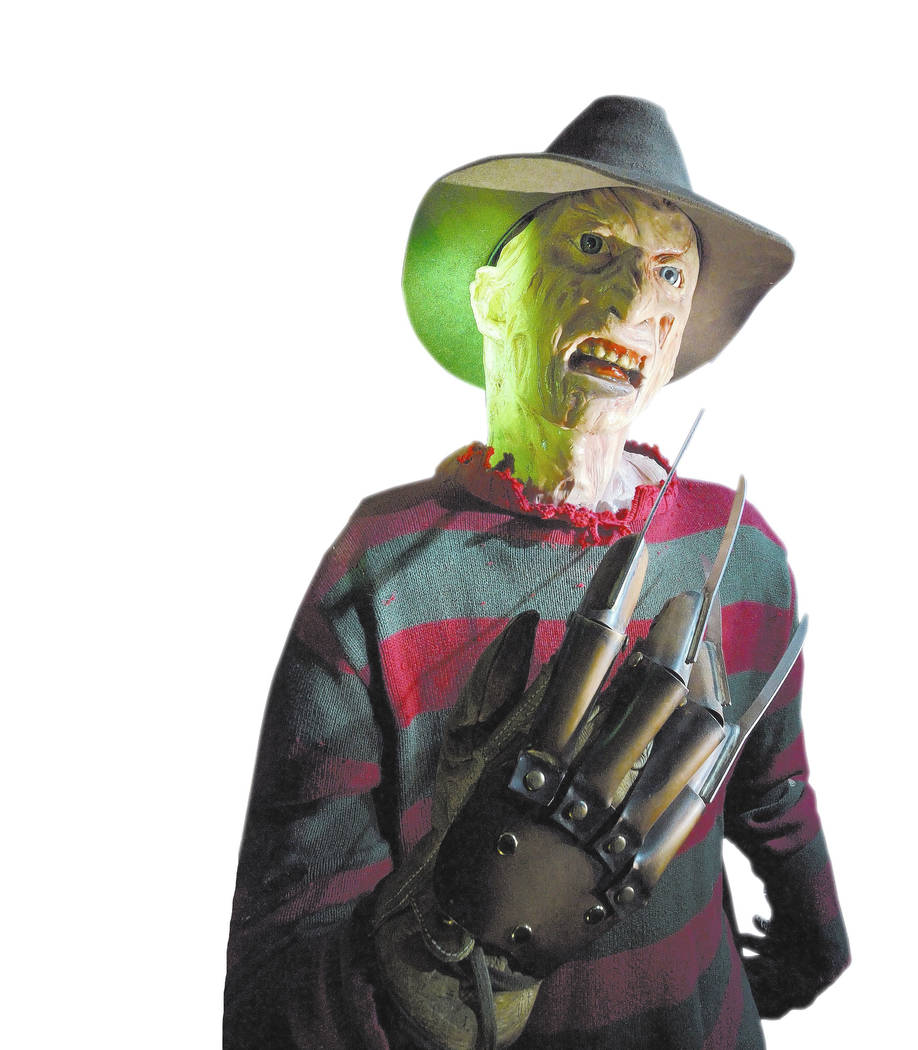 One of the exhibits at Tom Devlin’s Monster Museum is shown at 1310 Nevada Highway in Boulder City on Friday, Oct. 27, 2017. Bill Hughes/Las Vegas Review-Journal