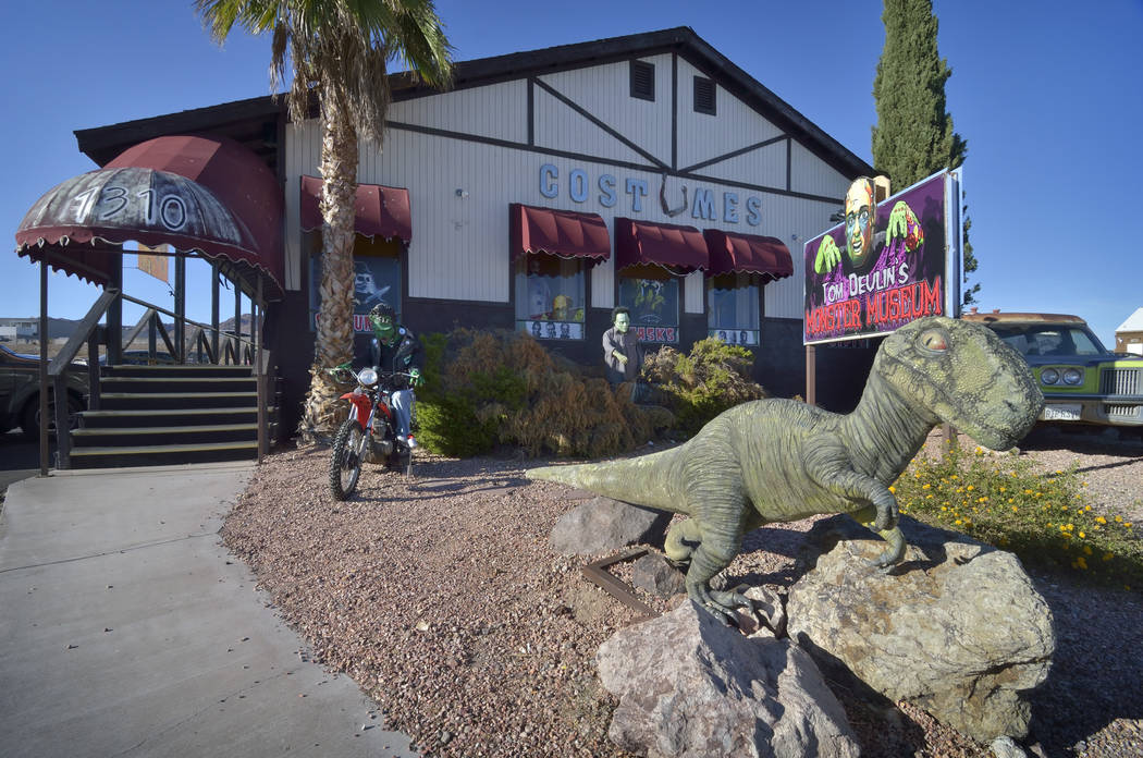The exterior of Tom Devlin’s Monster Museum is shown at 1310 Nevada Highway in Boulder City on Friday, Oct. 27, 2017. Bill Hughes/Las Vegas Review-Journal