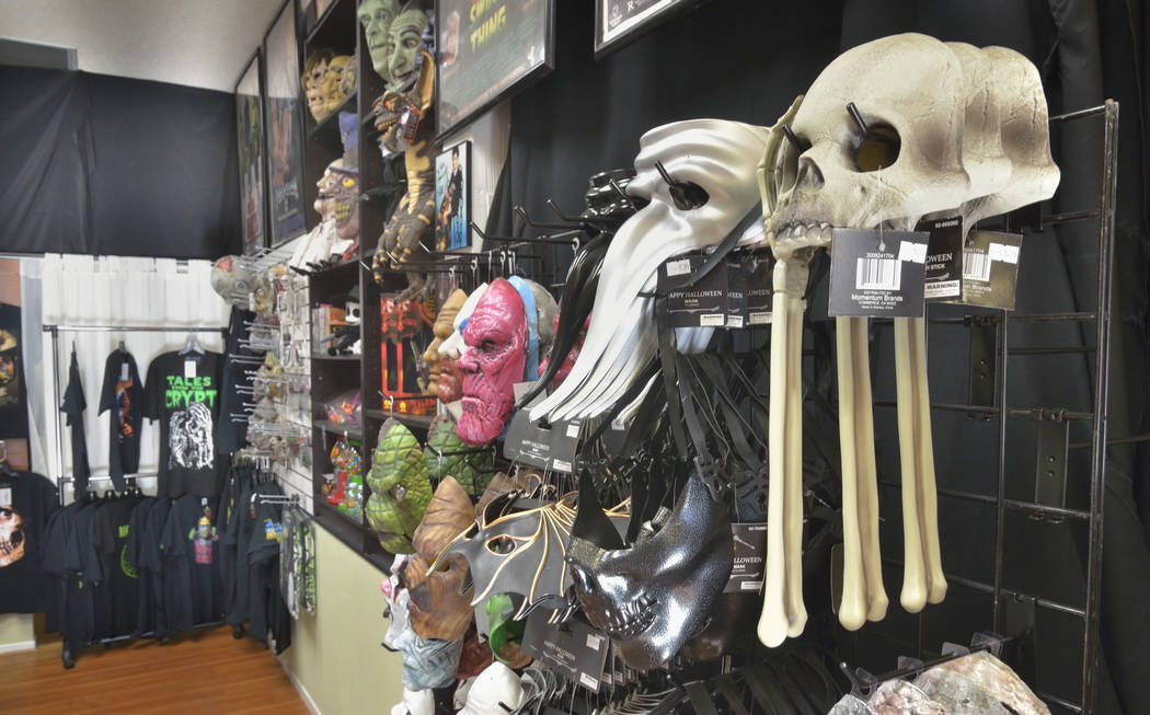 Part of the costume shop is shown at Tom Devlin’s Monster Museum at 1310 Nevada Highway in Boulder City on Friday, Oct. 27, 2017. Bill Hughes/Las Vegas Review-Journal