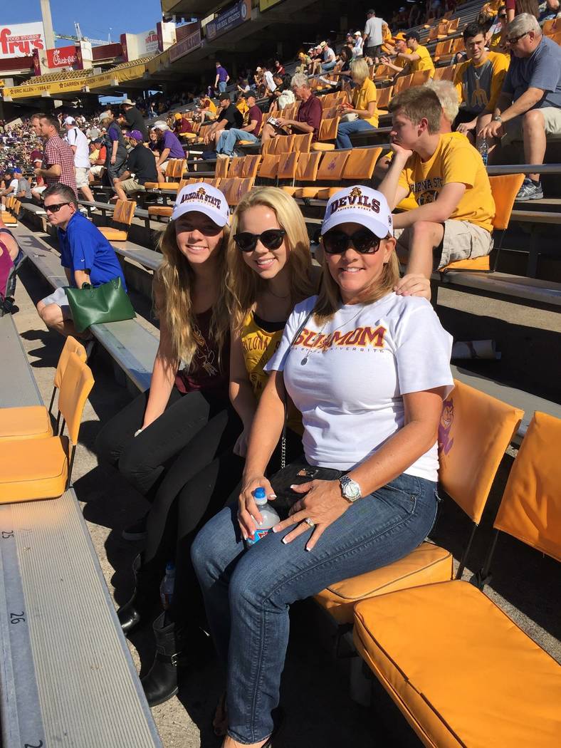 Madison Carver and Brook Carver pose with their mother, Lorraine Carver in this undated photo. Lorraine and her husband, Dennis, died in a crash in Riverside, Calif., on Oct. 16, 2017. The couple  ...