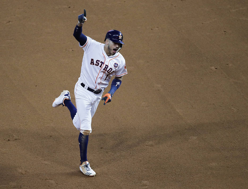 Astros outslug Dodgers for wild Game 5 win in World Series | Las Vegas Review-Journal