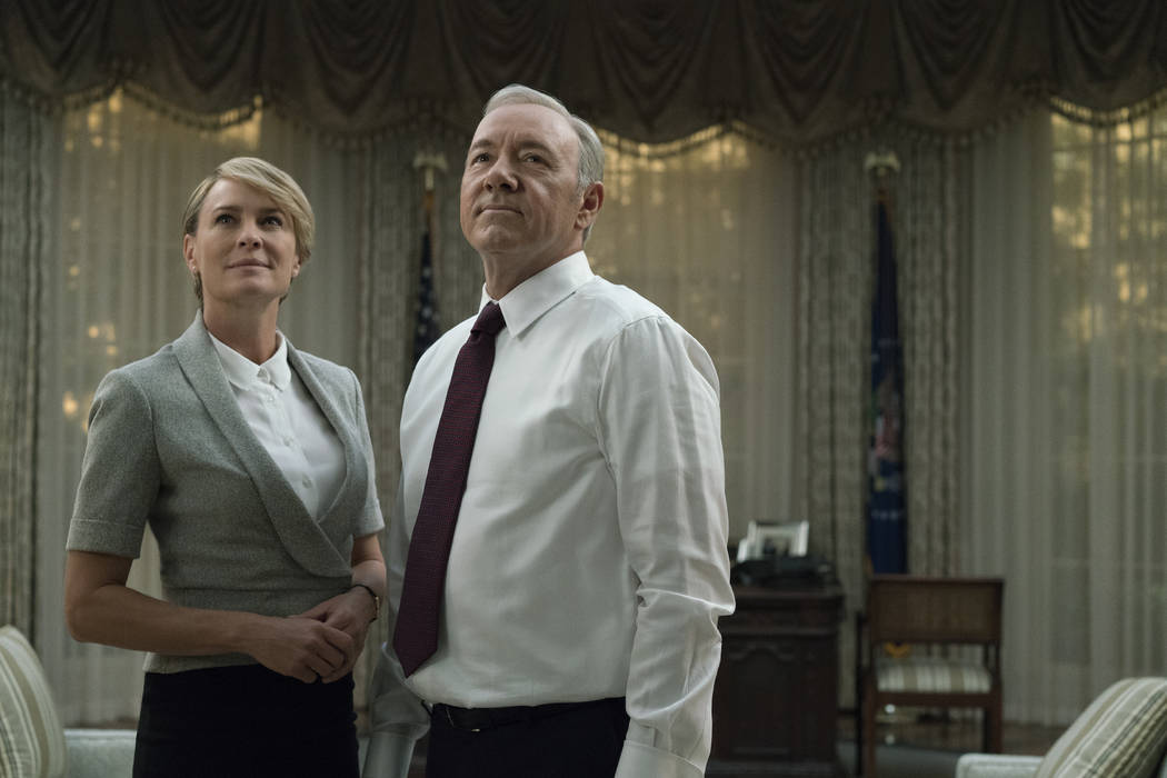 Robin Wright and Kevin Spacey in "House of Cards" on Netflix. (David Giesbrecht/Netflix)