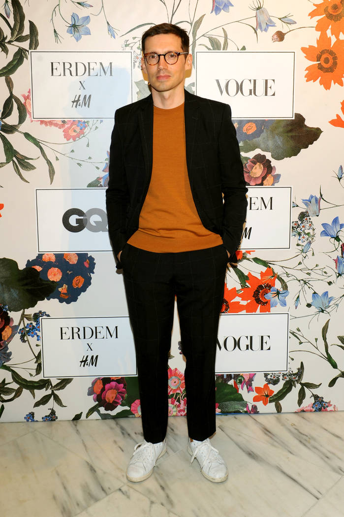 NEW YORK, NY - OCTOBER 24:  Designer Erdem Moralioglu attends the ERDEM X H&M Exclusive Event at H&M Flagship Fifth Avenue Store on October 24, 2017 in New York City.  (Photo by Brad Barke ...