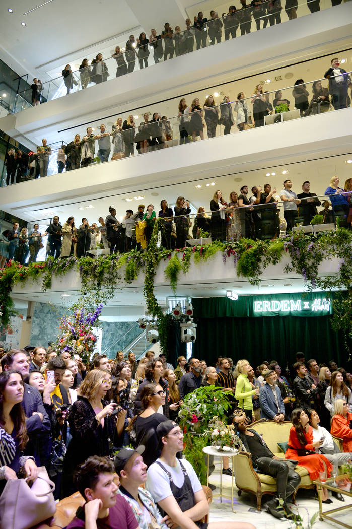 NEW YORK, NY - OCTOBER 24:  A view of the crowd at the ERDEM X H&M Exclusive Event at H&M Flagship Fifth Avenue Store on October 24, 2017 in New York City.  (Photo by Andrew Toth/Getty Ima ...