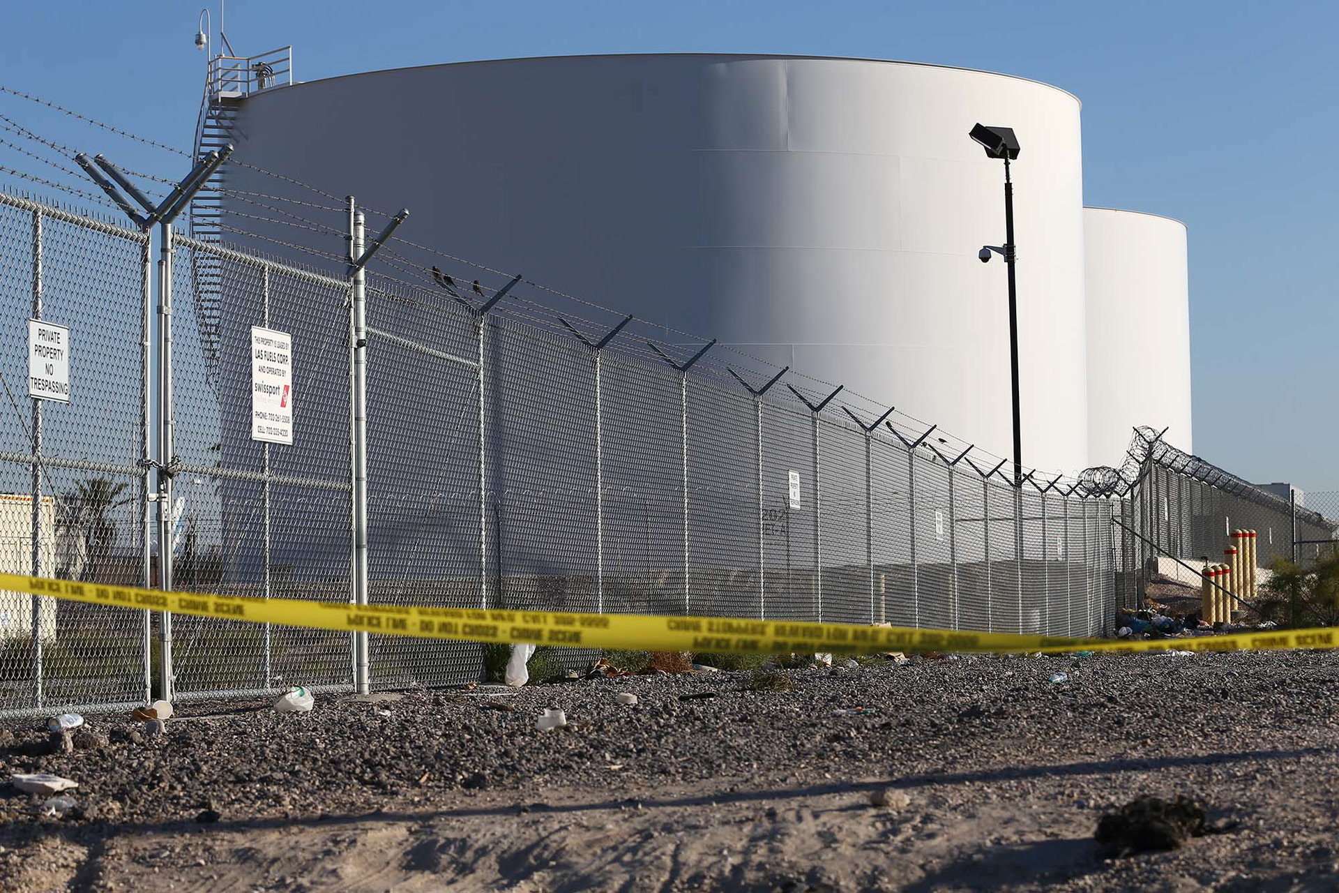 Las Vegas Strip shooter targeted aviation fuel tanks, source says