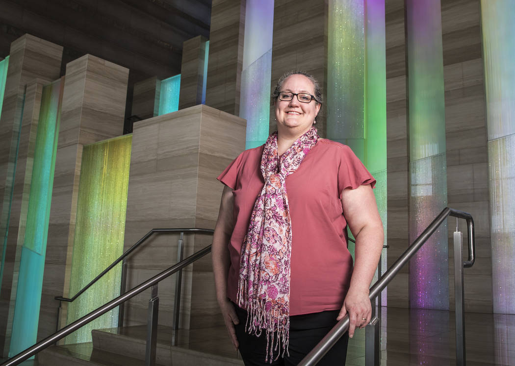 Las Vegas Cultural Affairs director Ally Haynes-Hamblen on Wednesday, September 20, 2017, at Las Vegas City Hall. Benjamin Hager Las Vegas Review-Journal @benjaminhphoto