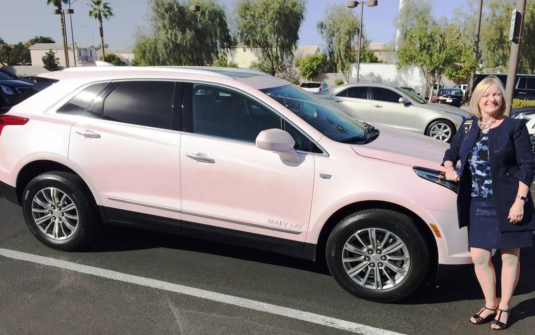 Findlay awards Mary Kay sales director fifth pink Cadillac Dealer