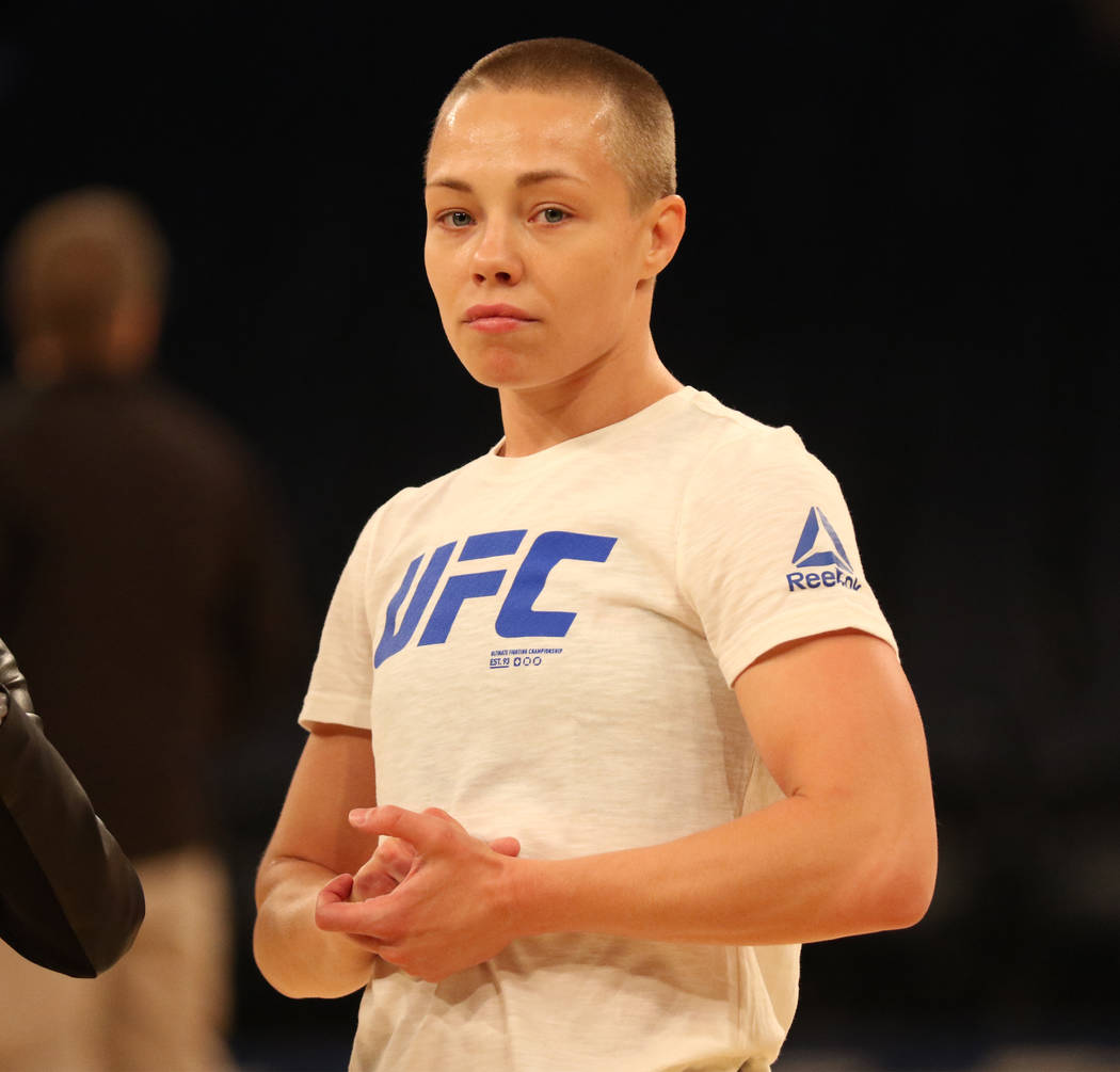 Rose Namajunas content, confident before UFC 217 title bout Las Vegas
