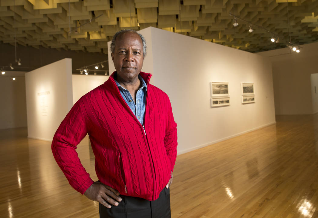 Film professor and actor Clarence Gilyard poses in Marjorie Barrick Museum of Art at UNLV in Las Vegas, Tuesday, Oct. 31, 2017. Richard Brian Las Vegas Review-Journal @vegasphotograph