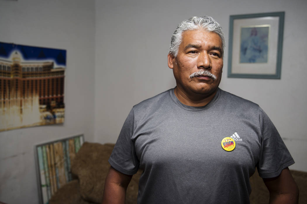 Victor Mora, a temporary protected status recipient from El Salvador, in his North Las Vegas home, Tuesday, Nov. 7, 2017. Erik Verduzco Las Vegas Review-Journal @Erik_Verduzco