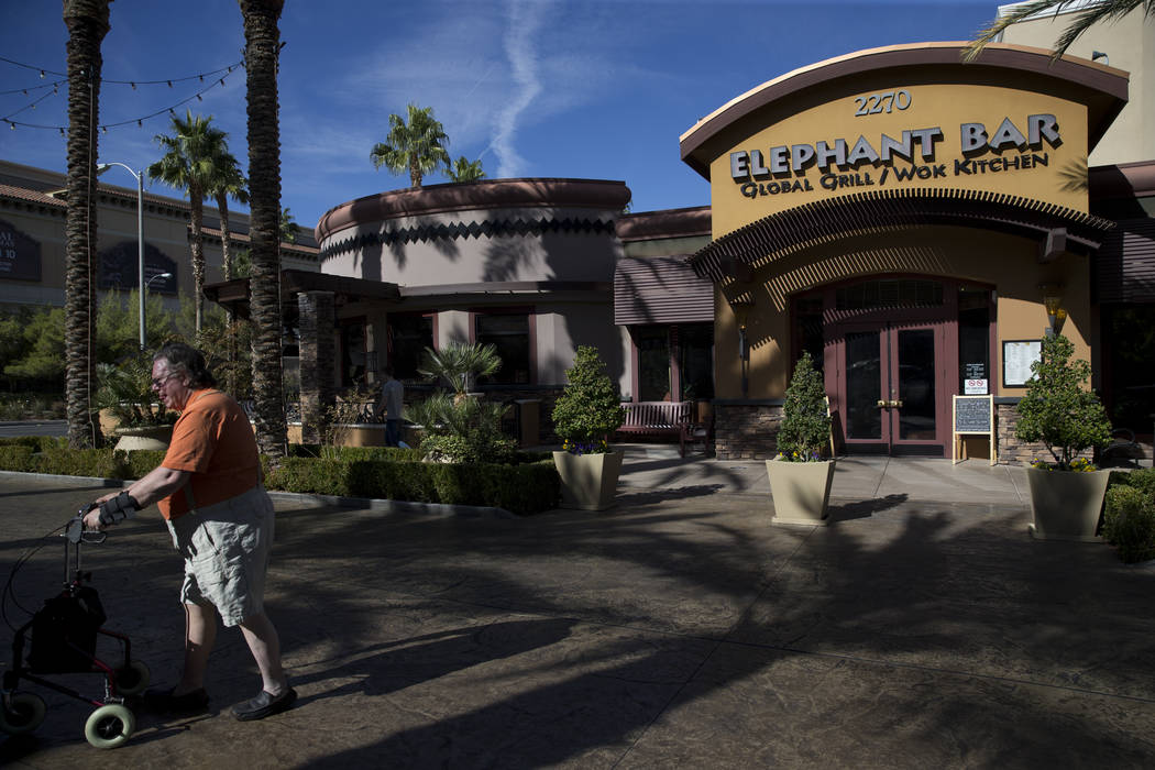 Elephant Bar at The District at Green Valley Ranch in Henderson, Wednesday, Nov. 8, 2017. Elephant Bar has filed for bankruptcy in a Las Vegas court. Erik Verduzco Las Vegas Review-Journal @Erik_V ...