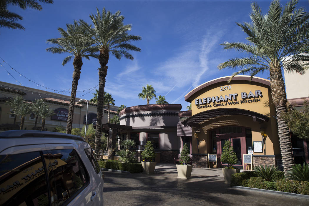 Elephant Bar at The District at Green Valley Ranch in Henderson, Wednesday, Nov. 8, 2017. Elephant Bar has filed for bankruptcy in a Las Vegas court. Erik Verduzco Las Vegas Review-Journal @Erik_V ...