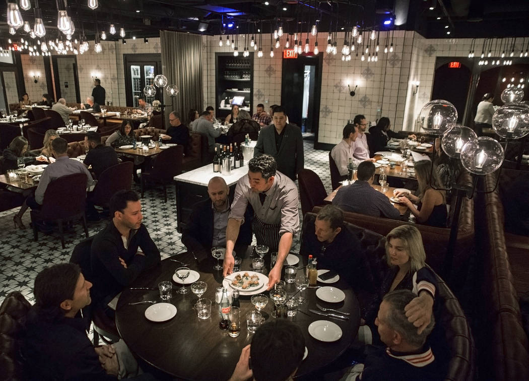 Blue Ribbon serves American favorites in spirited setting Las Vegas Blue Ribbon serves American favorites in spirited setting Las Vegas