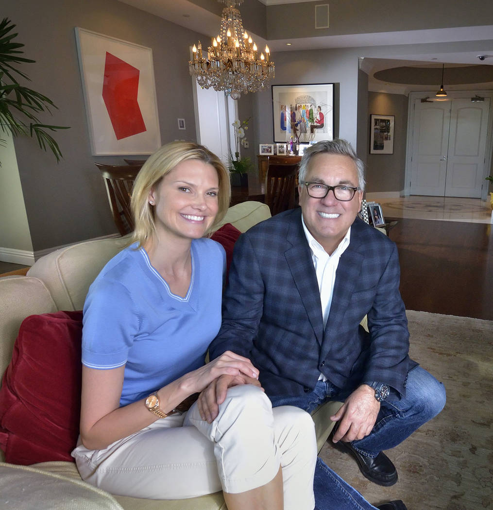 Diane Boyle and Rich Worthington live in two condos in Park Towers at Hughes Center at 1 Hughes Center Drive. Worthington is the president of Molasky Cos., which helped developed the high-rise tha ...