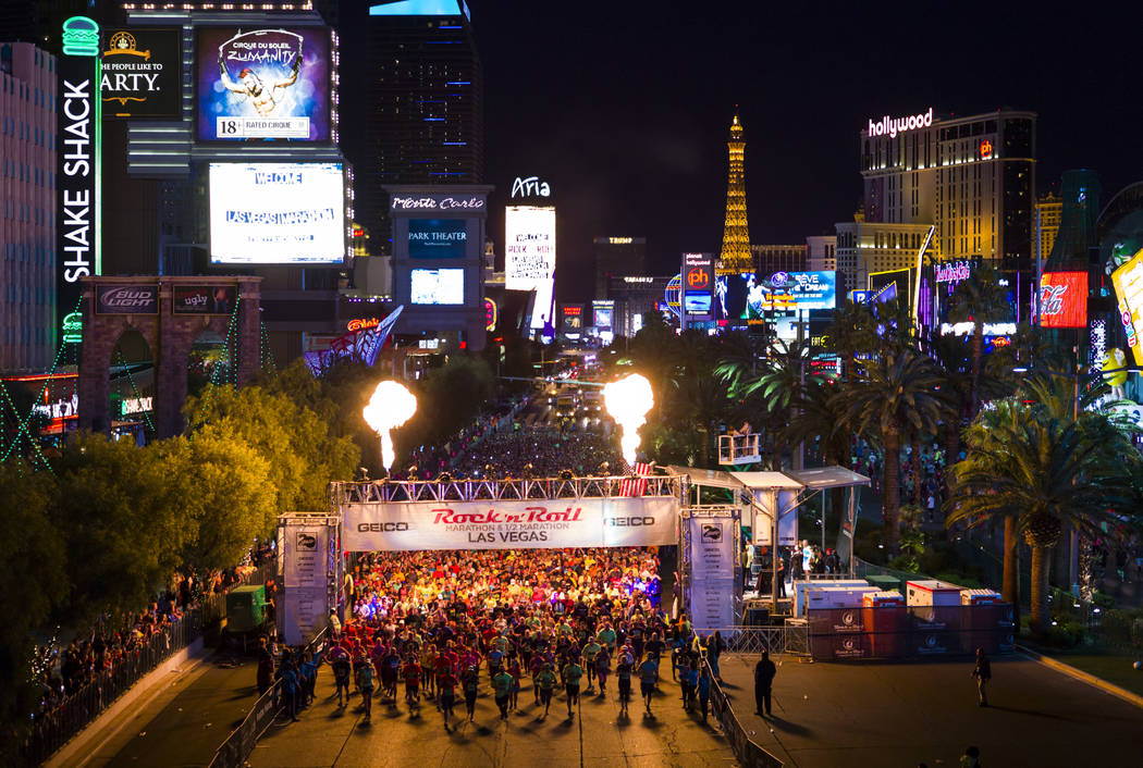 Runners show their ‘Vegas Strong’ side at Las Vegas marathon | Las Vegas Review-Journal
