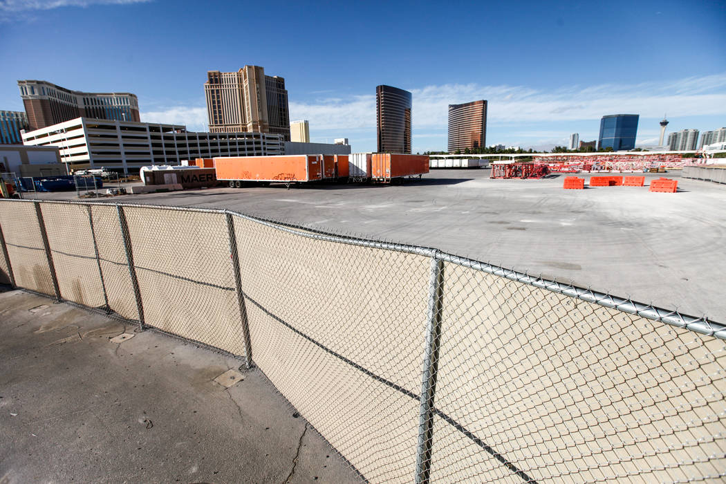 A site to be used as a music venue located east of the Strip nearby the intersection of Koval Lane and Sands Avenue in Las Vegas, Friday, Nov. 17, 2017. Joel Angel Juarez Las Vegas Review-Journal  ...