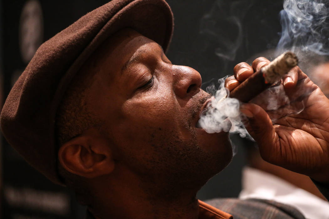 Cigar lovers light up during Big Smoke event on Strip PHOTOS The Strip Local
