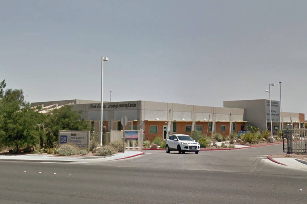 Clark County Learning Center located at 8050 Paradise Road in Las Vegas. (Screenshot/Google Maps)