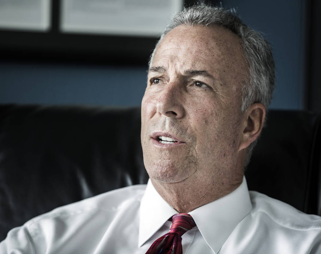 District Attorney Steve Wolfson during an interview in his office on Tuesday, May 17, 2016. Jeff Scheid/Las Vegas Review-Journal Follow @jlscheid
