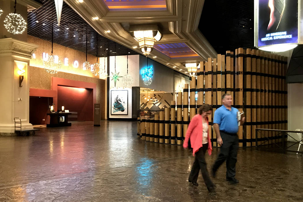 Visitors are present at Mandalay Bay hotel-casino in Las Vegas, Tuesday, Nov. 28, 2017. Bridget Bennett Las Vegas Review-Journal