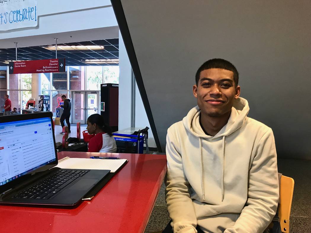 UNLV Senior Robert Gipson, II started the new student organization United Conversation Network in response to violent protests that have broken out all over the country due to what he believes is ...