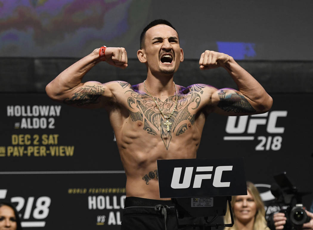 UFC featherweight champ Max Holloway works on legacy Las Vegas Review