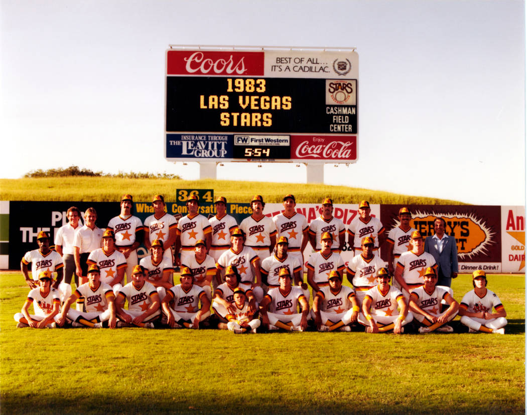 Las Vegas News Bureau
1983 Las Vegas STARS team at Cashman field