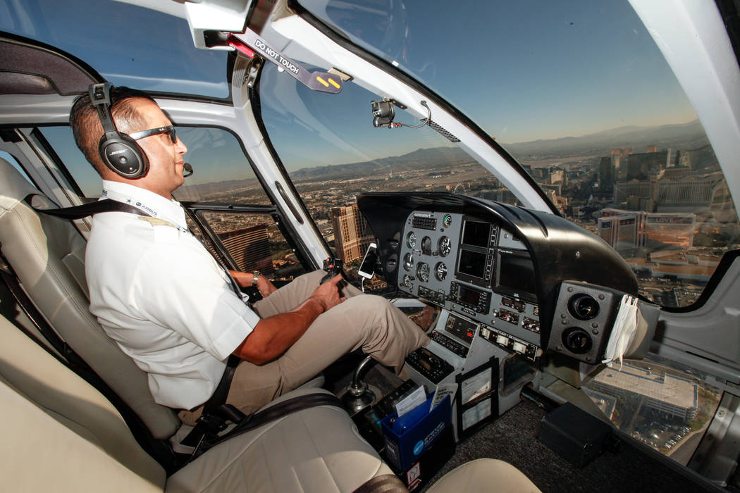 Helicopter pilot has been flying above Las Vegas 20 years — PHOTOS