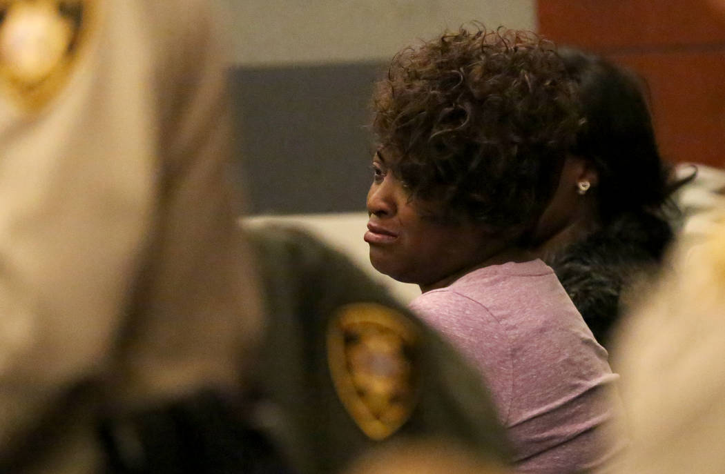 Latasha White, the mother of Bryan Clay, the Las Vegas man convicted of raping and murdering a ...