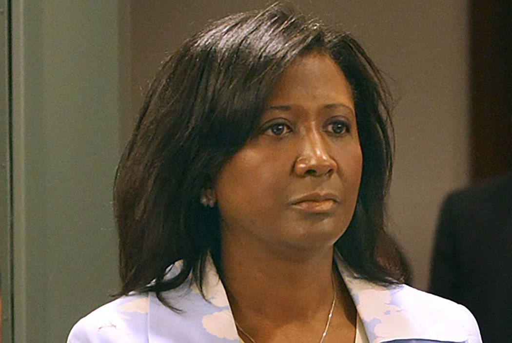 Former Clark County commissioner Lynette Boggs, seen in court in 2007 (Las Vegas Review-Journal)