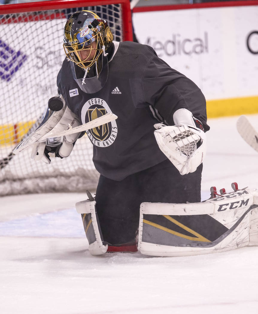 LAS VEGAS GOLDEN KNIGHTS ADIDAS MARC ANDRE FLEURY PRACTICE JERSEY