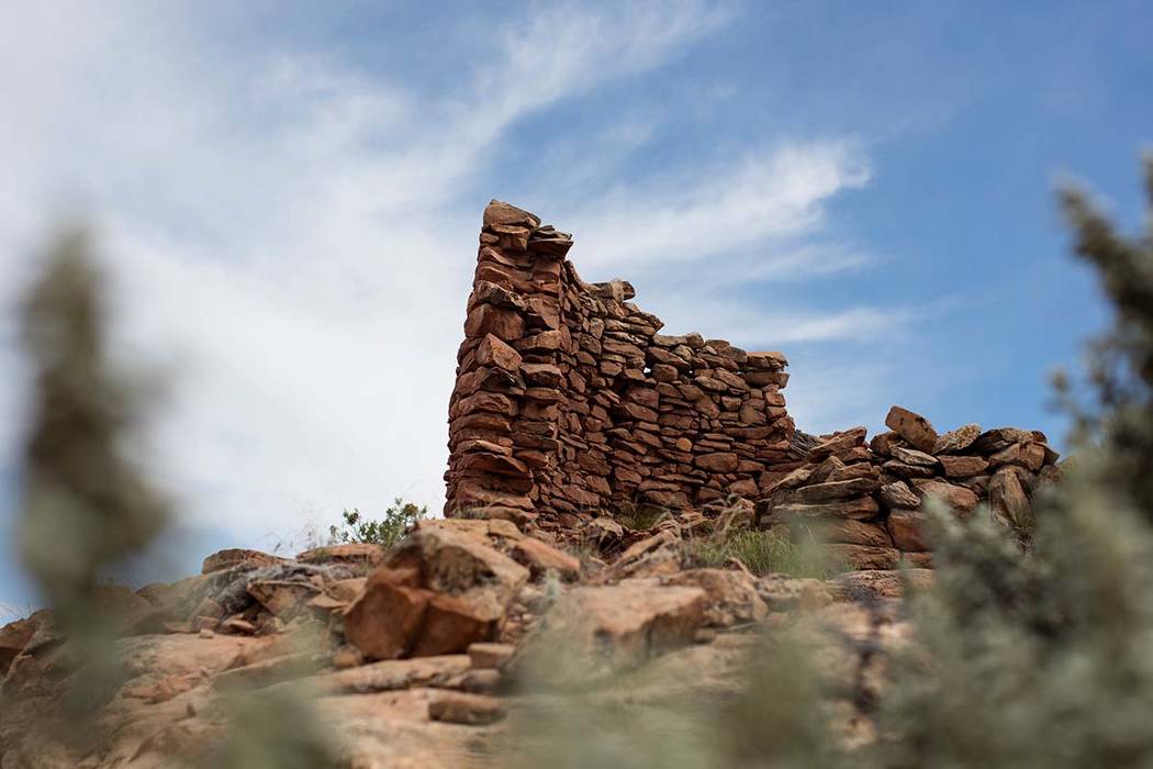 A 13th century masonry structure at an Ancestral Puebloan archaeological site know as Cave Towers is seen in Bears Ears National Monument in the Four Corners region, Utah, U.S. May 16, 2017. REUTE ...
