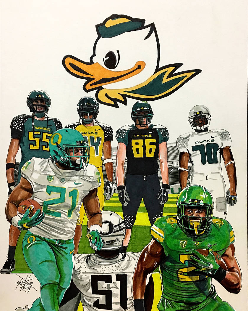Oregon football team refuses to be uniform in its look