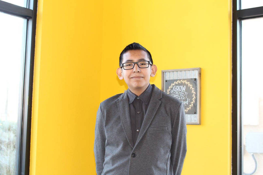 Jesse Cruz, a freshman at Canyon Springs High School, is hoping the experience through the local nonprofit Leaders in Training will help propel him to his goal of being Nevada's governor. Facebook