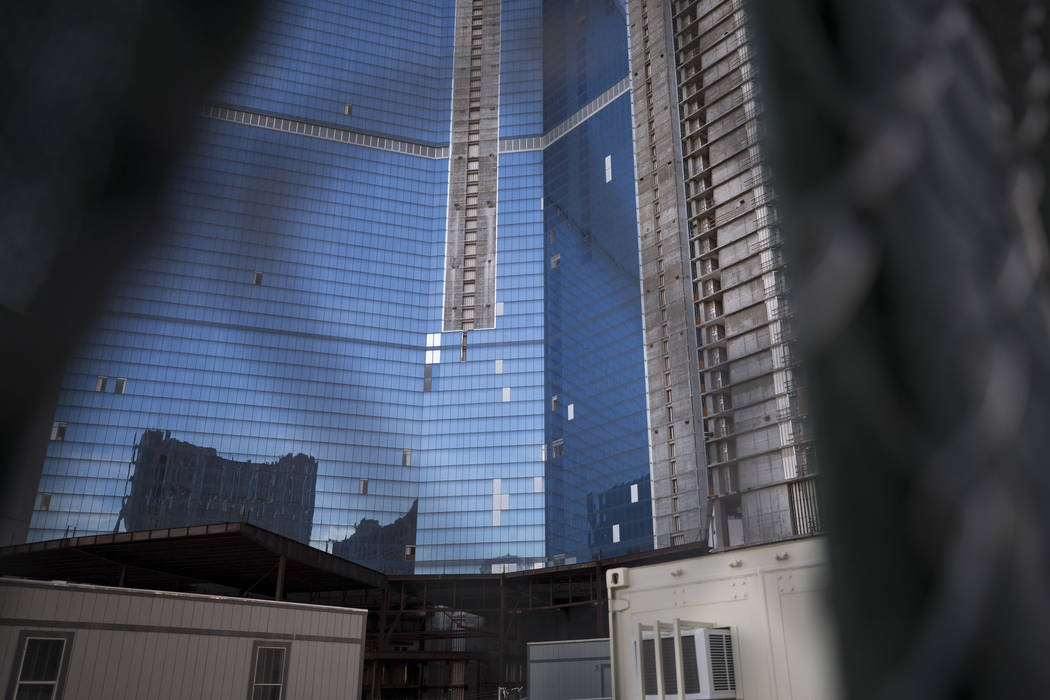 The unfinished Fontainebleau Resort project on the Vegas Strip, Wednesday, Dec. 13, 2017. Richard Brian Las Vegas Review-Journal @vegasphotograph