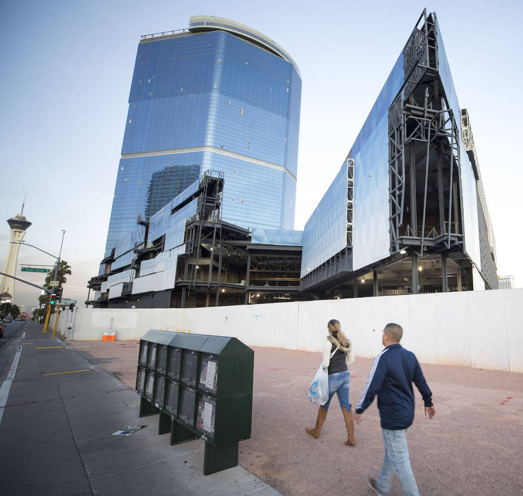 Unfinished Fontainebleau on Las Vegas Strip Project Blue The