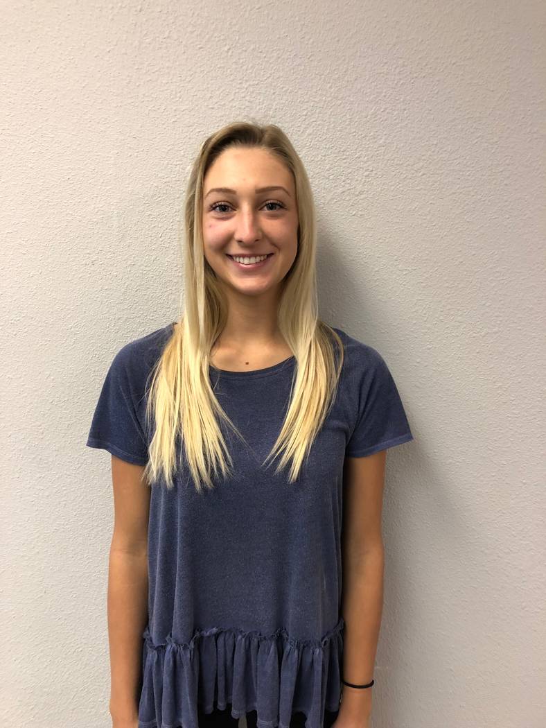 Palo Verde's Annick Haczkiewicz is a member of the Review-Journal's all-state girls golf team.