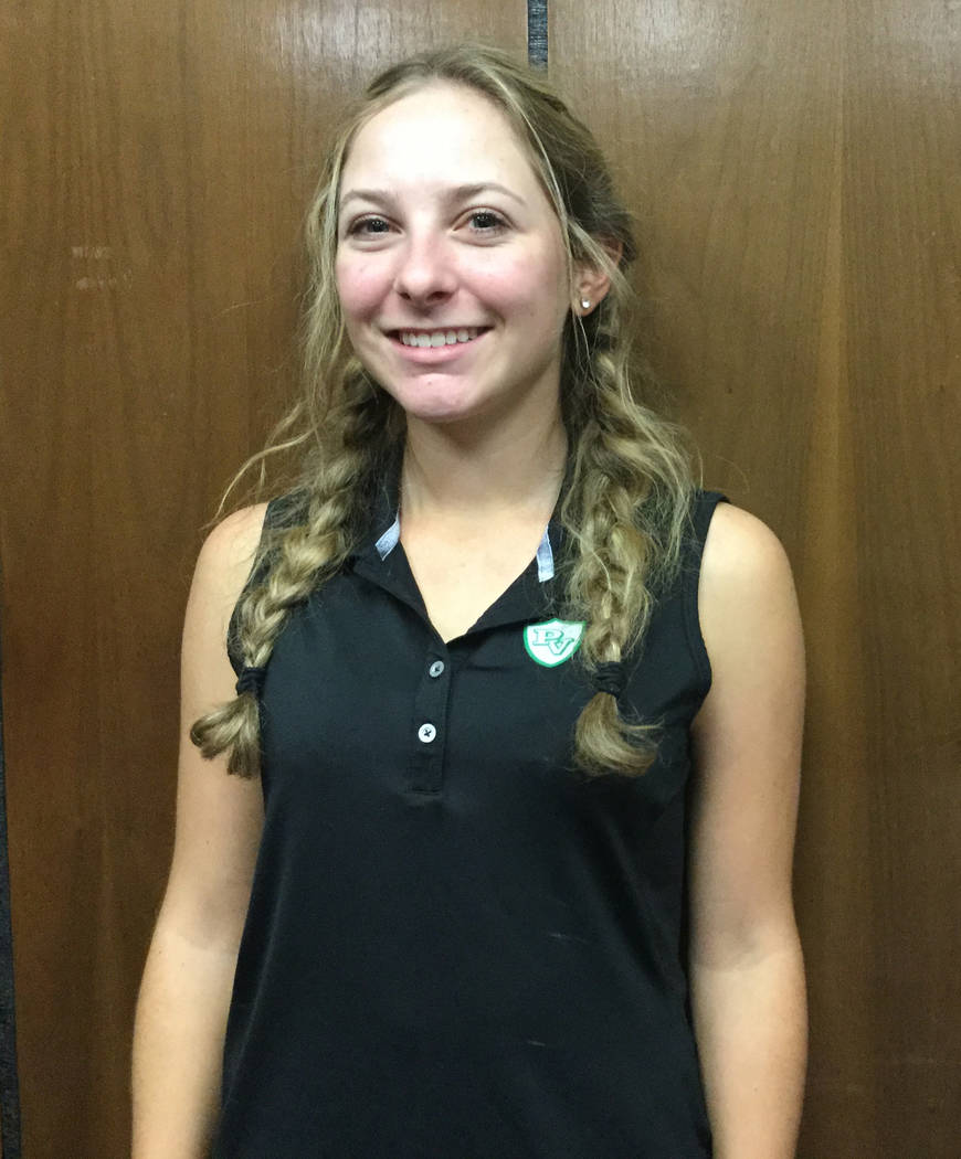 Palo Verde's Rebecca Oertel is a member of the Review-Journal's all-state girls golf team.