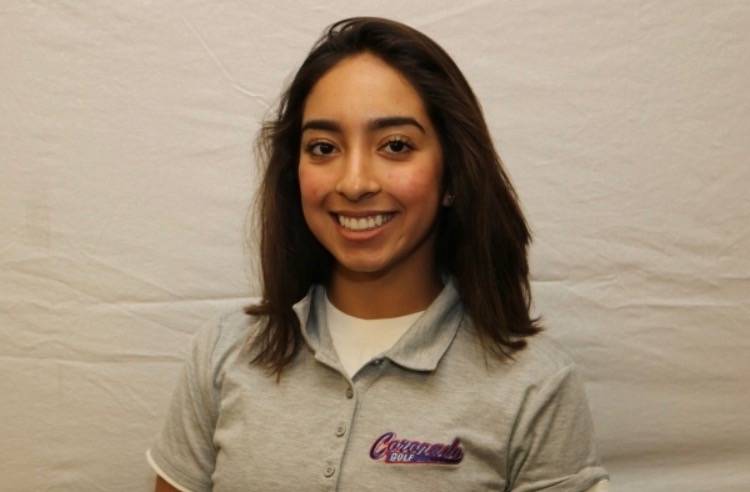 Coronado's Victoria Estrada is a member of the Review-Journal's all-state girls golf team.