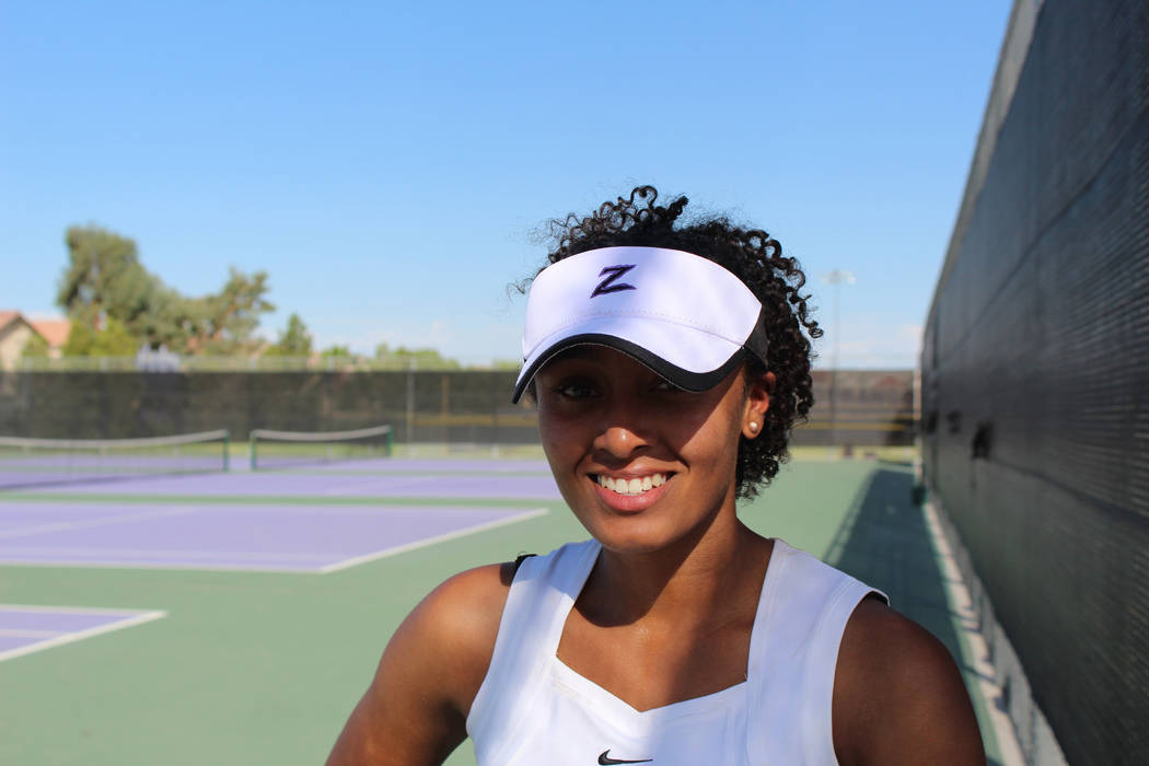 Durango's Averiana Mitchell is a member of the Las Vegas Review-Journal's all-state girls tennis team.