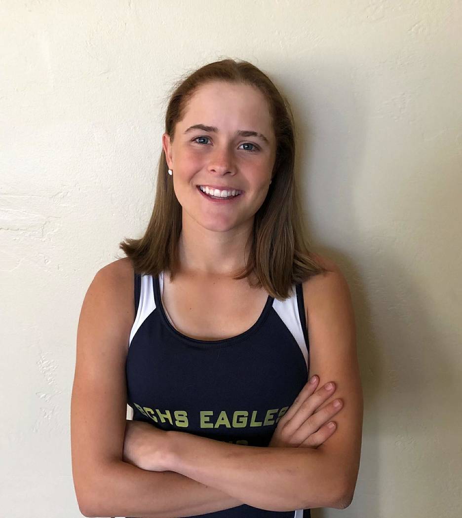 Boulder City's Olivia Mikkelson is a member of the Las Vegas Review-Journal's all-state girls tennis team.