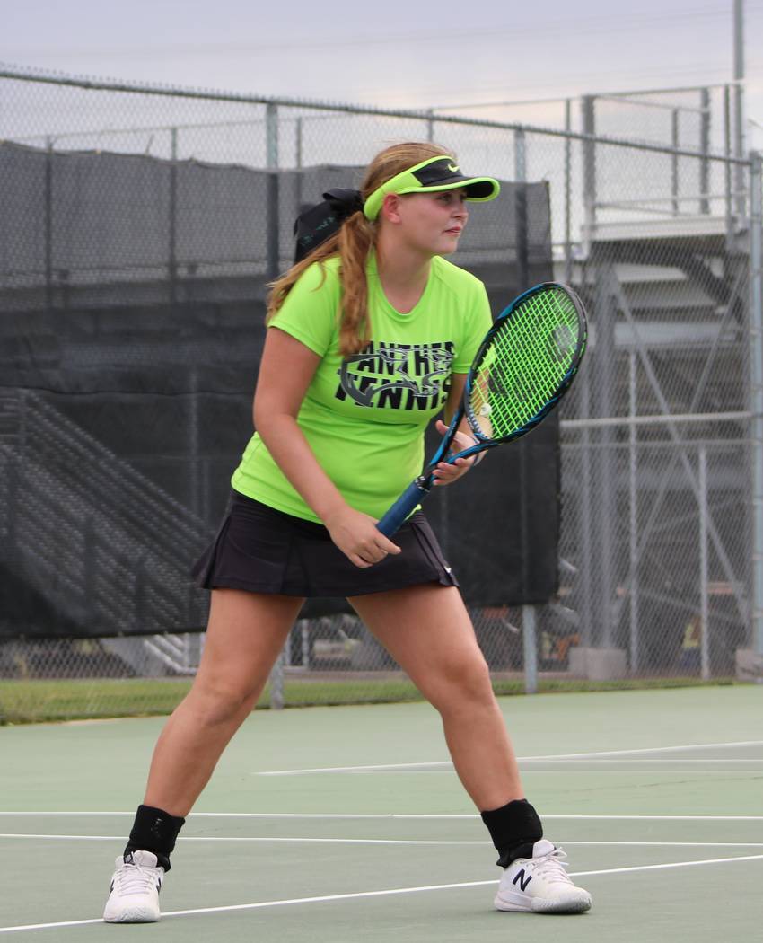 Palo Verde's Shelby Graber is a member of the Review-Journal's all-state girls tennis team.