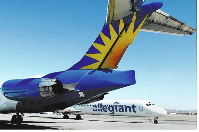 An Allegiant Air flight. (Las Vegas Review-Journal file)