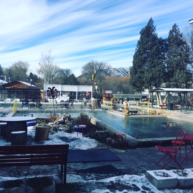 Spirits and soaking lift our spirits in Lava Hot Springs Kats