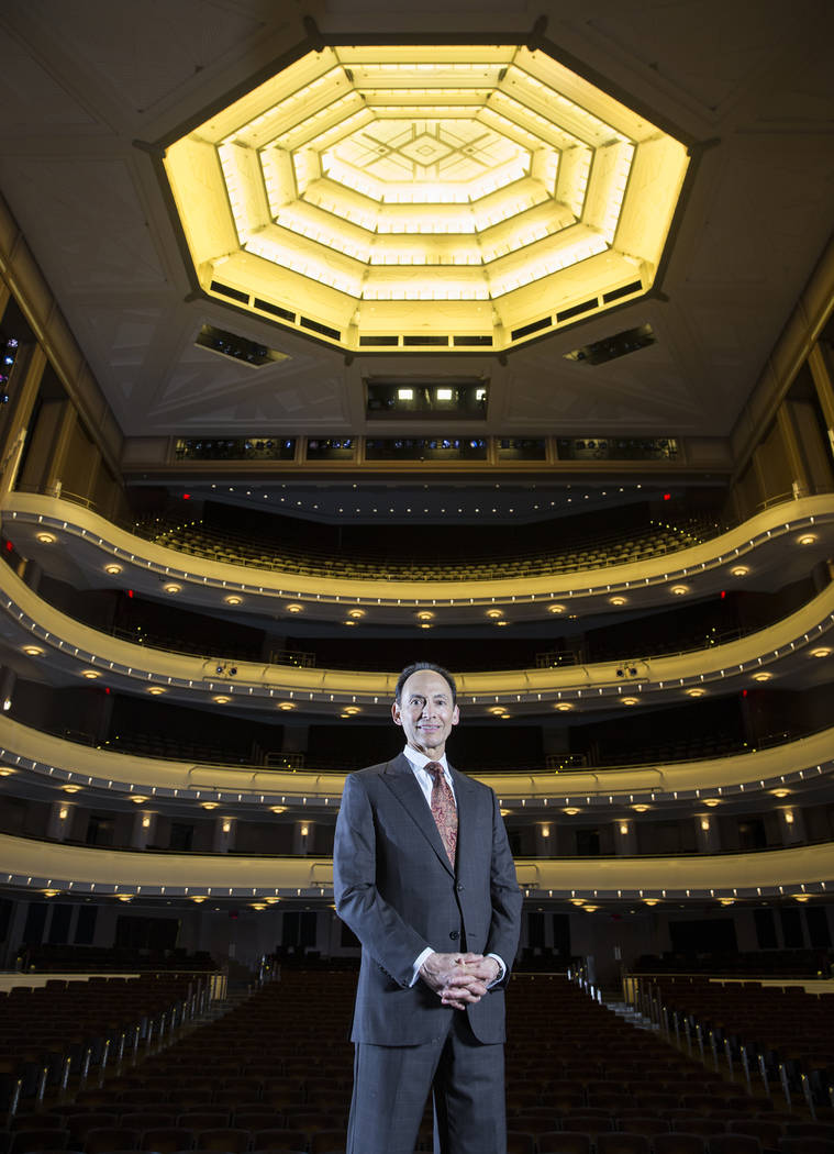 Randy Garcia, local philanthropist and investment counselor, at the Smith Center for the Performing Arts on Thursday, Jan. 25, 2018, in Las Vegas. Benjamin Hager Las Vegas Review-Journal @benjamin ...