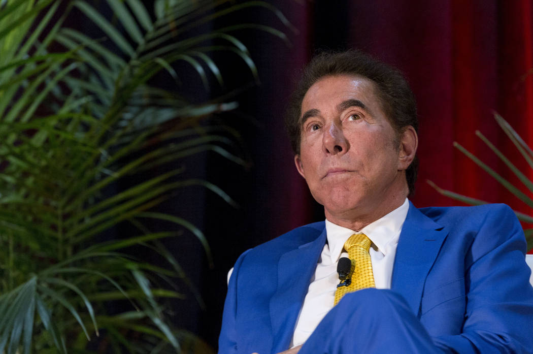 Casino resort developer Steve Wynn speaks at the Hospitality Design Exposition and Conference at the Mandalay Bay Convention Center in Las Vegas, Thursday, May 4, 2017. (Elizabeth Brumley Las Vega ...