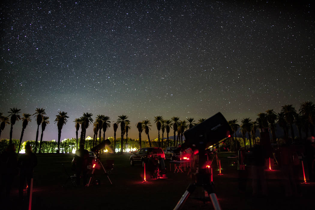 Death Valley National Park in California is one of the places where Las Vegas Astronomical Society organizes stargazing parties. Greg McKay, a member of the group, said that he can still see Las V ...
